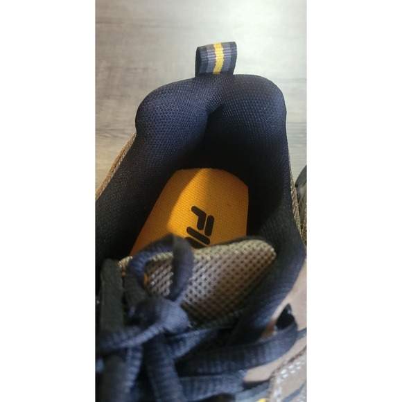 FILA‎ Travail Mens 10.5 Trail Running Shoes Hiking Brown Black 1JM00846-903 - Picture 6 of 11